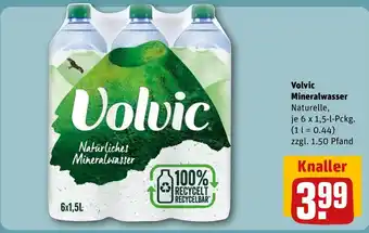 REWE DE Volvic Mineralwasser tilbud