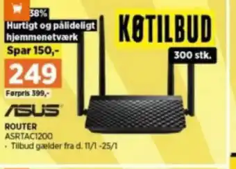 Power ROUTER ASRTAC1200 tilbud