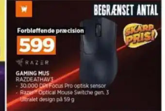 Power GAMING MUS RAZDEATHAV3 tilbud