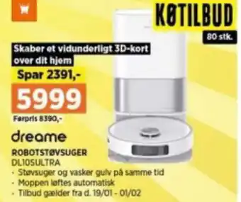 Power ROBOTSTØVSUGER tilbud