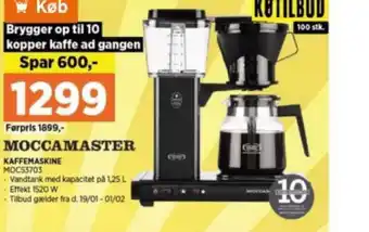 MOCCAMASTER KAFFEMASKINE