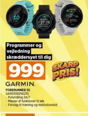 Power GARMIN FORERUNNER 55 tilbud