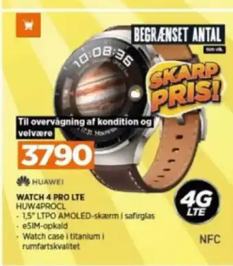Power WATCH 4 PRO LTE HUW4PROCL tilbud