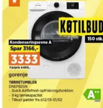 Power TØRRETUMBLER tilbud