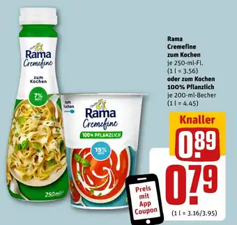 REWE DE Rama Cremefine zum Kochen tilbud