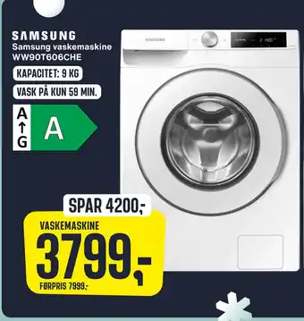 Skousen Samsung vaskemaskine ww90t606che tilbud