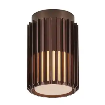 Bauhaus Nordlux loftlampe aludra brun e27 15 w ip54 19x12 cm tilbud