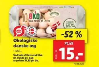 Lidl Økologiske danske æg tilbud