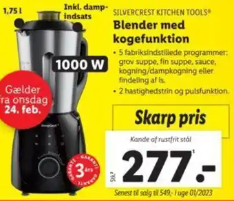 Lidl Blender med kogefunktion tilbud