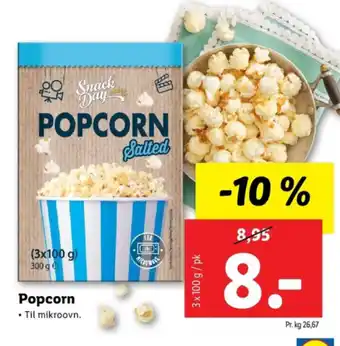 Lidl Popcorn tilbud