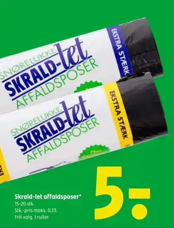 Coop 365 Skrald-let affaldsposer tilbud