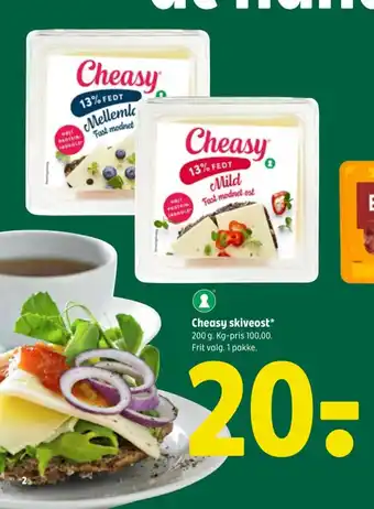 Coop 365 Cheasy skiveost tilbud