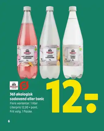 Coop 365 365 økologisk sodavand eller tonic tilbud