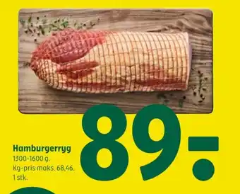 Coop 365 Hamburgerryg tilbud