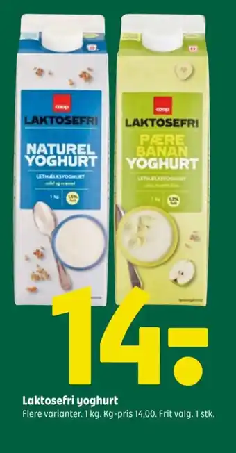 Coop 365 Laktosefri yoghurt tilbud