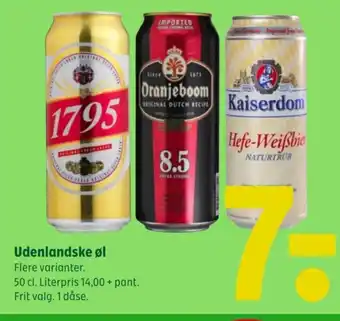 Coop 365 Udenlandske øl tilbud