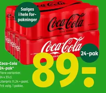 Coop 365 Coca-Cola 24-pak tilbud