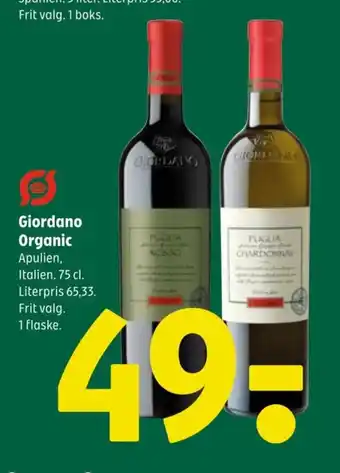 Coop 365 Giordano Organic Apulien tilbud