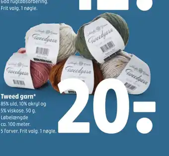 Coop 365 Tweed garn tilbud
