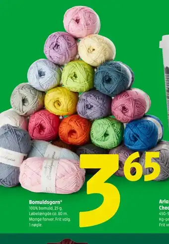Coop 365 Bomuldsgarn tilbud