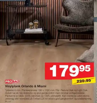 Bauhaus Vinylplank Orlando & Miami tilbud