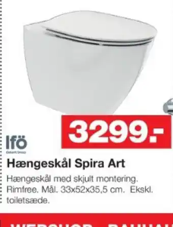 Bauhaus Hængeskål Spira Art tilbud