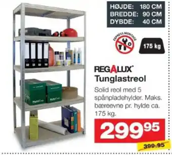 Bauhaus REGALUX Tunglastreol tilbud