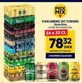 BorderShop Carlsberg og tuborg tilbud