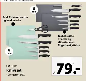 Lidl Knivsæt tilbud