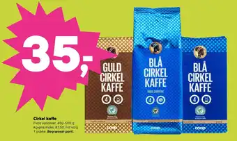 Kvickly Cirkel kaffe tilbud