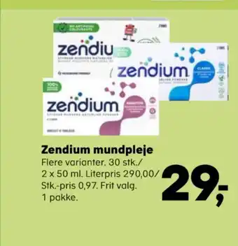 Kvickly Zendium mundpleje tilbud