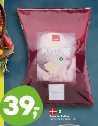Kvickly Coop hel kylling tilbud