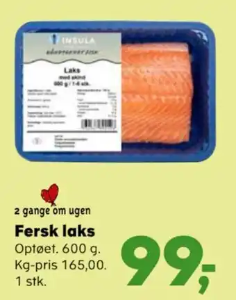 Kvickly Fersk laks tilbud
