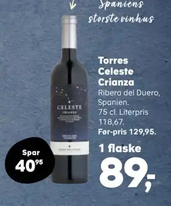 Kvickly Torres Celeste Crianza tilbud