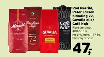 Kvickly Rød Merrild, Peter Larsen blanding 72 tilbud