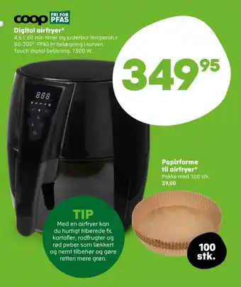 Kvickly Digital airfryer tilbud