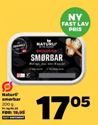 Netto Naturli' smørbar tilbud
