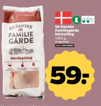 Netto De Danske Familiegårde hel kylling tilbud