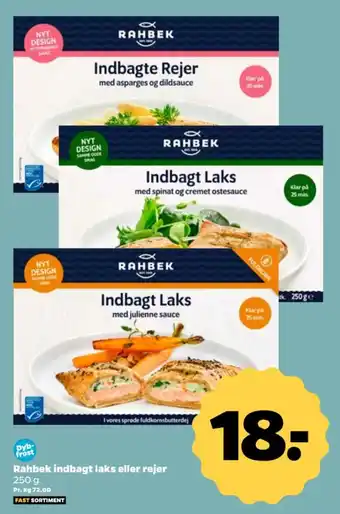 Netto Rahbek indbagt laks eller rejer tilbud