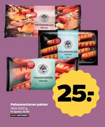 Netto Pølsemesteren pølser tilbud
