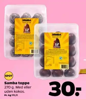 Netto Samba toppe tilbud