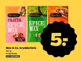 Netto Mex & Co. krydderimix tilbud