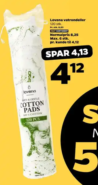 Netto Lovena vatrondeller tilbud