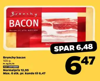 Netto Brunchy bacon tilbud