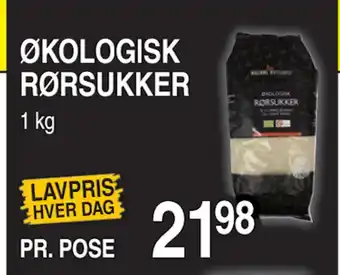 ABC Lavpris ØKOLOGISK RØRSUKKER tilbud
