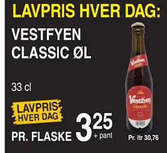 ABC Lavpris VESTFYEN CLASSIC ØL tilbud