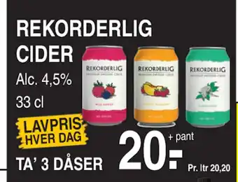 REKORDERLIG CIDER