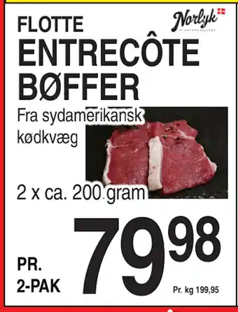 ABC Lavpris ENTRECÔTE BØFFER tilbud