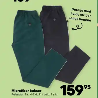 Kvickly Microfiber bukser tilbud