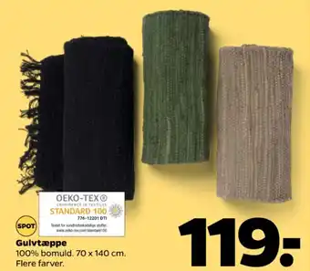 Netto Gulvtæppe tilbud